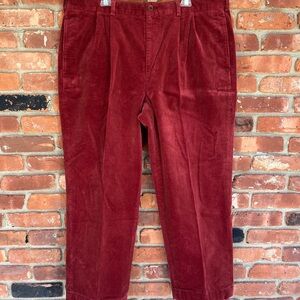 Brooks Brothers Red Corduroy Pants Classic Style